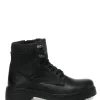Lumberjack MASTER 2PR Black Men's Biker Boots- genuine leather