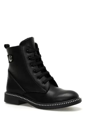 INCI HOTIN 3PR Black Women's Flat Boots