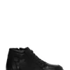 Oxide 703-B 3PR Black Men's Boots- genuine leather