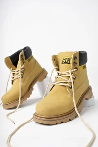 Muggo CATEX Guaranteed Non-Slip Sole Water-Cold Resistant Unisex Winter Boots - Yellow